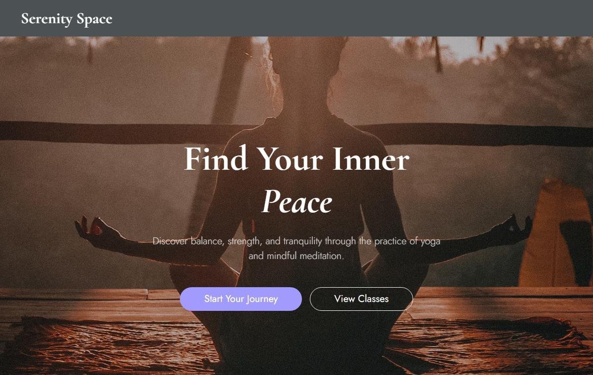 Yoga & Meditation template preview